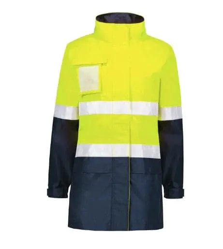 Syzmik Workwear Women's Hi Vis Ultralite Waterproof Jacket ZJ757 - Allsorts Workwear