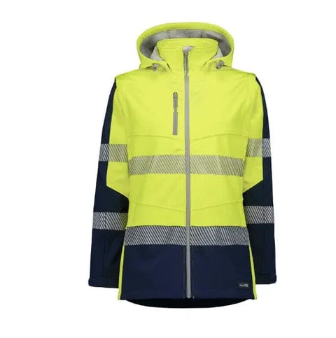 Syzmik Workwear Women's Streetworx 2 In 1 Stretch Softshell Jacket ZJ753 - Allsorts Workwear