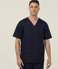 Vital Antibacterial Chang Unisex Scrub Top CATFRS - Simply Scrubs Australia