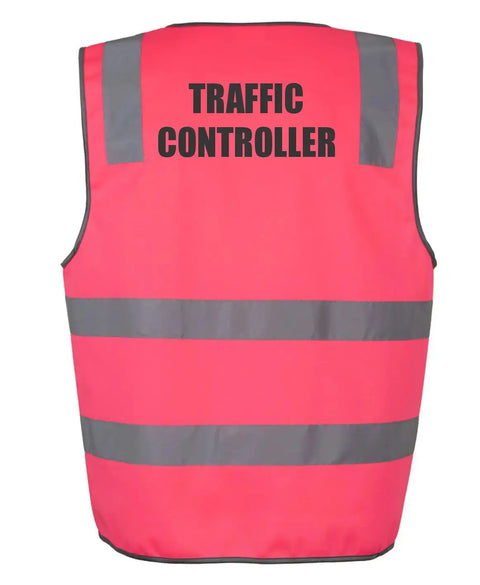Traffic Controller Printed Vest Traff6DNSV Jb's Wear