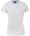 Savvy Tee Ladies Ts38 Casual Wear Winning Spirit White 6 