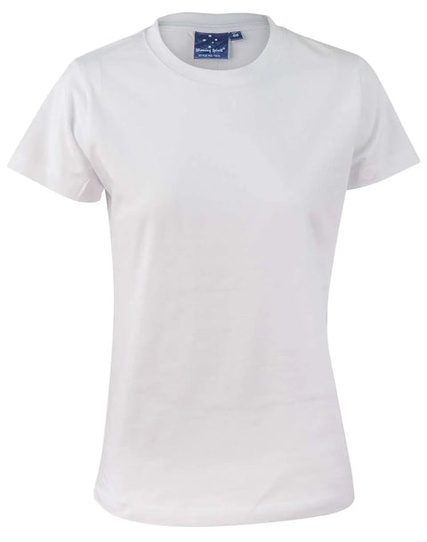 Savvy Tee Ladies Ts38 Casual Wear Winning Spirit White 6 