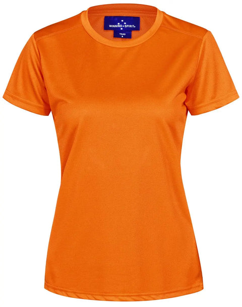 Ladies Rapid Cool TM  Ultra Light Tee Shirt TS40 Casual Wear Winning Spirit Orange 6 