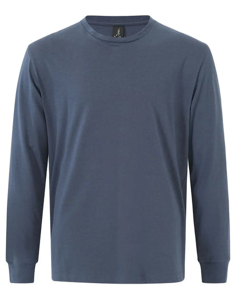 Winning Spirit Men's Premium Cotton Face Long Sleeve Tee TS47 - Allsorts Workwear