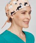 Biz Care Printed Scrub Cap CSC245U - Simply Scrubs Australia