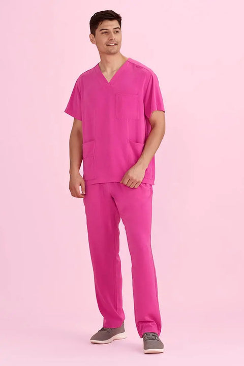 Biz Care Unisex Pink Scrub Pants CSP102UL - Allsorts Workwear