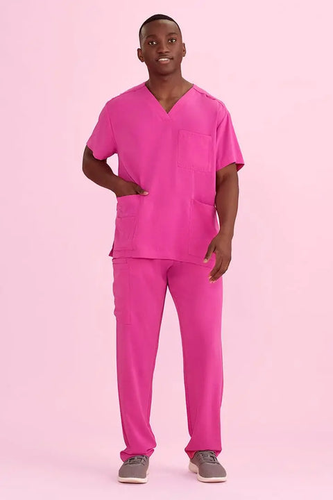 Biz Care Unisex Pink Scrub Pants CSP102UL - Allsorts Workwear