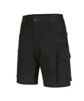 Unisex Cotton Stretch Rip Stop Work Shorts WP27 Work Wear Australian Industrial Wear 72R Black 