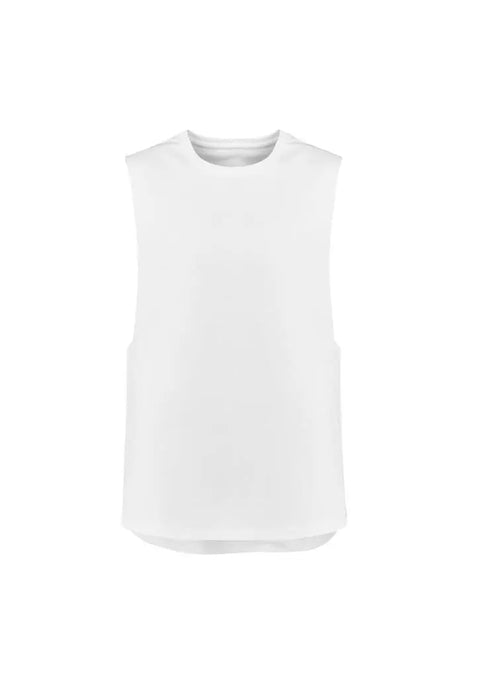 Mens Streetworx Sleeveless Tee ZH137  Syzmik White XS 