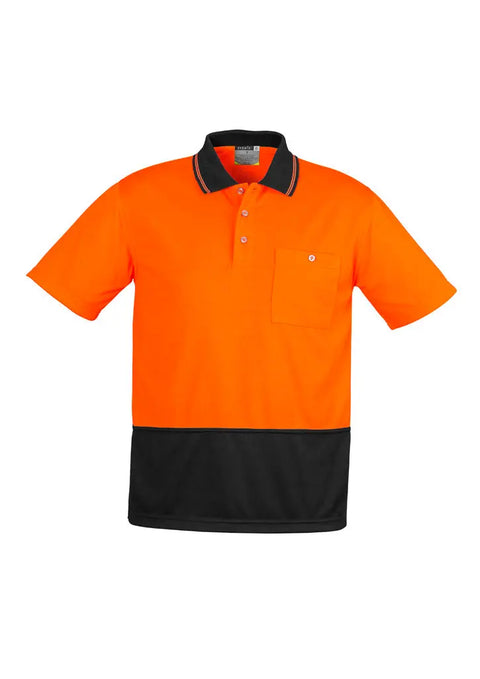 SYZMIK Unisex Hi Vis Basic Spliced Polo - Short Sleeve ZH231 - Allsorts Workwear