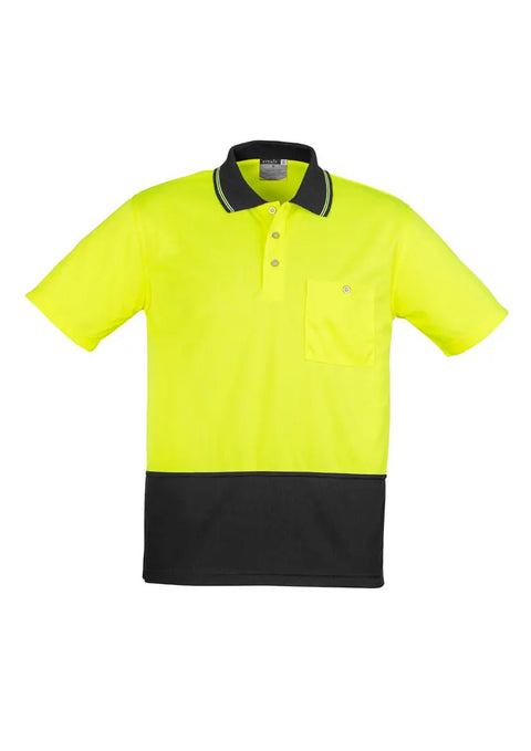 SYZMIK Unisex Hi Vis Basic Spliced Polo - Short Sleeve ZH231 - Allsorts Workwear