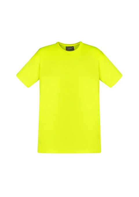 Mens Hi Vis Tee Shirt ZH290 Work Wear Syzmik Yellow XXS 