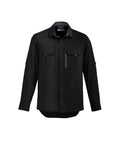SYZMIK mens outdoor l/s shirt zw460 Work Wear Syzmik Black XXS 