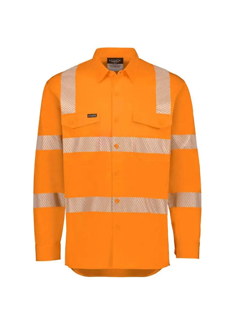 SYZMIK Men's VIC rail Segmented Tape Shirt ZW682 - Allsorts Workwear