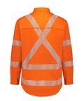 SYZMIK Men's Hi Vis X Back NSW Rail Segmented Tape ZW692 - Allsorts Workwear