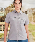 Syzmik Workwear Outdoor Women's Short Sleeve Shirt ZW765 Work Wear Syzmik   