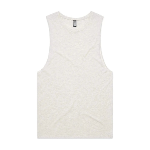 As Colour Men's barnard tank 5025 Casual Wear As Colour OATMEAL MARLE XSM 