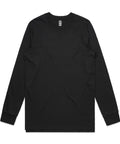 As Colour Men's base L/S tee 5029 Casual Wear As Colour BLACK SML 