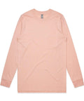 As Colour Men's base L/S tee 5029 Casual Wear As Colour PALE PINK SML 