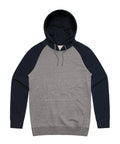 As Colour Men's case hoodie 5205 Casual Wear As Colour STEEL MARLE/NAVY XSM 