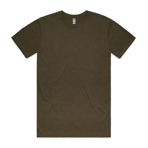 As Colour Men's staple marle tee 5001M Casual Wear As Colour ARMY MARLE SML 