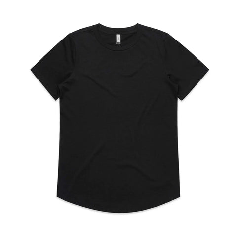 As Colour Women's drop tee 4052 Casual Wear As Colour BLACK XSM 