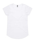 As Colour Women's mali tee 4008 Casual Wear As Colour WHITE XSM 