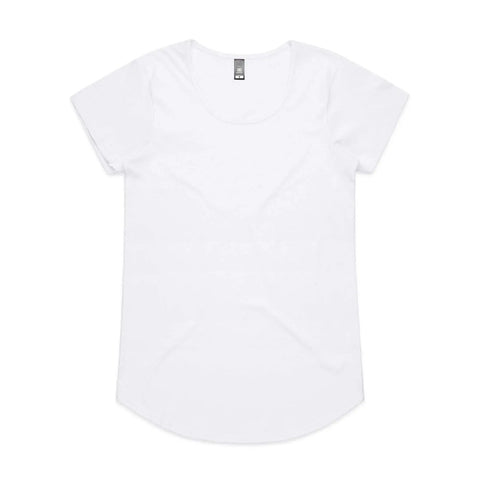 As Colour Women's mali tee 4008 Casual Wear As Colour WHITE XSM 