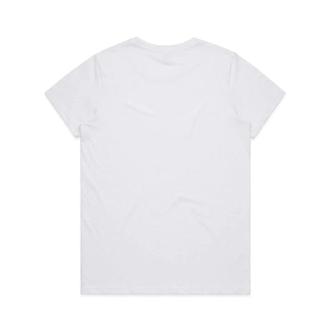 As Colour Women's maple organic tee 4001G Casual Wear As Colour WHITE XSM 