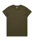 As Colour Women's maple tee 4001 Casual Wear As Colour ARMY XSM 