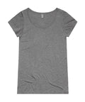 As Colour Women's note tee 4019 Casual Wear As Colour STEEL MARLE XSM 