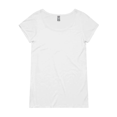 As Colour Women's note tee 4019 Casual Wear As Colour WHITE XSM 