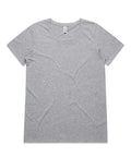 As Colour Women's shallow scoop tee 4011 Casual Wear As Colour GREY MARLE XSM 