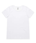 As Colour Women's shallow scoop tee 4011 Casual Wear As Colour WHITE XSM 