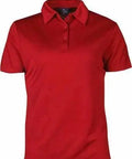 Aussie Pacific Ladies Botany Polo Shirt 2307 Casual Wear Aussie Pacific Red 6 