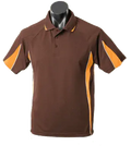 Aussie Pacific Eureka Kids Polo Shirt 3304 Casual Wear Aussie Pacific Chocolate/Gold/White 6 