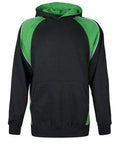 Aussie Pacific Huxley Kids Hoodie 3509 Casual Wear Aussie Pacific Black/Kawa Green/White 6 