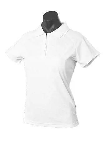 Aussie Pacific Ladies Keira Polo Shirt 2306 Casual Wear Aussie Pacific White 6 