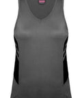Aussie Pacific Ladies Tasman Singlet 2111 Casual Wear Aussie Pacific Ashe/Black 4 