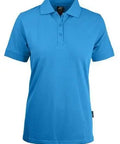 Aussie Pacific Ladies' Claremont Polo Shirt 2315 Casual Wear Aussie Pacific Cyan 6 