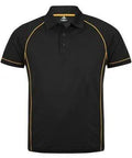 Aussie Pacific Men's Endeavour Work Polo Shirt 1310 Casual Wear Aussie Pacific Black/Gold S 