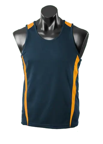 Aussie Pacific Men's Eureka Singlet 1104 Casual Wear Aussie Pacific Navy/Gold S 