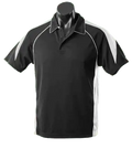 Aussie Pacific Premier Kids Polo Shirt 3301 Casual Wear Aussie Pacific Black/White 6 