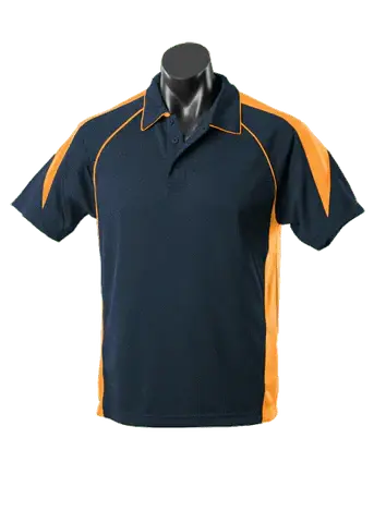 Aussie Pacific Premier Kids Polo Shirt 3301 Casual Wear Aussie Pacific Navy/Gold 6 