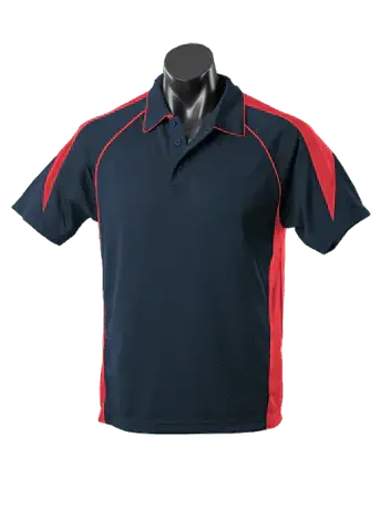 Aussie Pacific Premier Kids Polo Shirt 3301 Casual Wear Aussie Pacific Navy/Red 6 