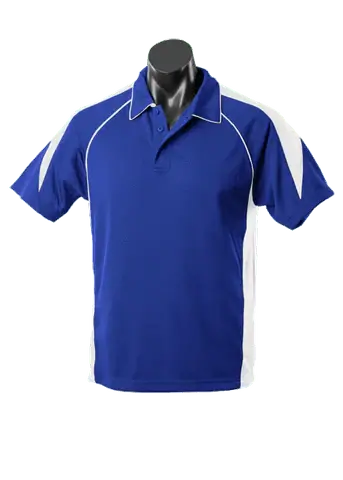 Aussie Pacific Premier Kids Polo Shirt 3301 Casual Wear Aussie Pacific Royal/White 6 