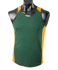 Aussie Pacific Premier Kids Singlet 3101 Casual Wear Aussie Pacific Bottle/Gold 6 