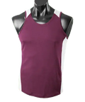 Aussie Pacific Premier Kids Singlet 3101 Casual Wear Aussie Pacific Burgundy/White 6 