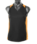Aussie Pacific Premier Ladies Singlet 2101 Casual Wear Aussie Pacific Black/Gold 8 