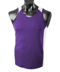 Aussie Pacific Premier Singlet 1101 Casual Wear Aussie Pacific Purple/White S 